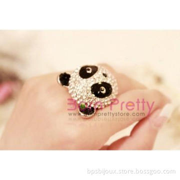 Diamante Rhinestones Finger Ring Crystal Style Couples Rings